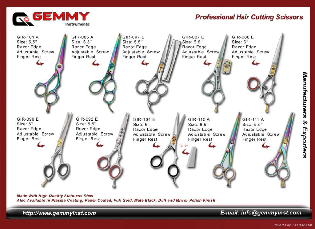 Barber Scissor-Thinning Scissor-Hair Scissor-Grooming Scissor 2