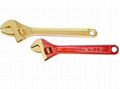 4"--24"  Al-Cu & Beryllium Copper adjustable wrench 