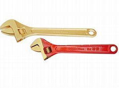 4"--24"  Al-Cu & Beryllium Copper adjustable wrench 