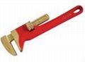 4"--24"  Al-Cu & Beryllium Copper adjustable wrench  4