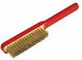 non-sparking  brush brass wire brush wooden handle brush