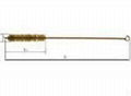 non-sparking  brush brass wire brush wooden handle brush