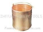 customized non-sparking bucket 10L-20L brass bucket