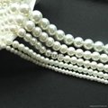 round glass pearls beads Imitation pearl jewelry 4