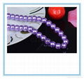 Round shape jewelry galss pearls for decoration  6