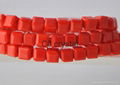 jewelry accessories cube beads faceted square glass beads wholesale 6