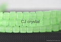 jewelry accessories cube beads faceted square glass beads wholesale 5