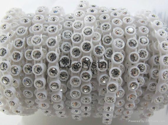 rhinestones trimming SS6 AB Rhinestone Banding setting crystal trim  5