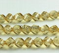 Jewelry beads loose crystal beads twisted beads 6