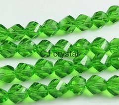 Jewelry beads loose crystal beads twisted beads