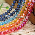 Rondelle crystal beads,glass beads manufacturers,glass beads for jewelry making 2