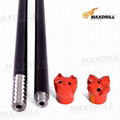 MAXDRILL Taphole drill rod and drill bit