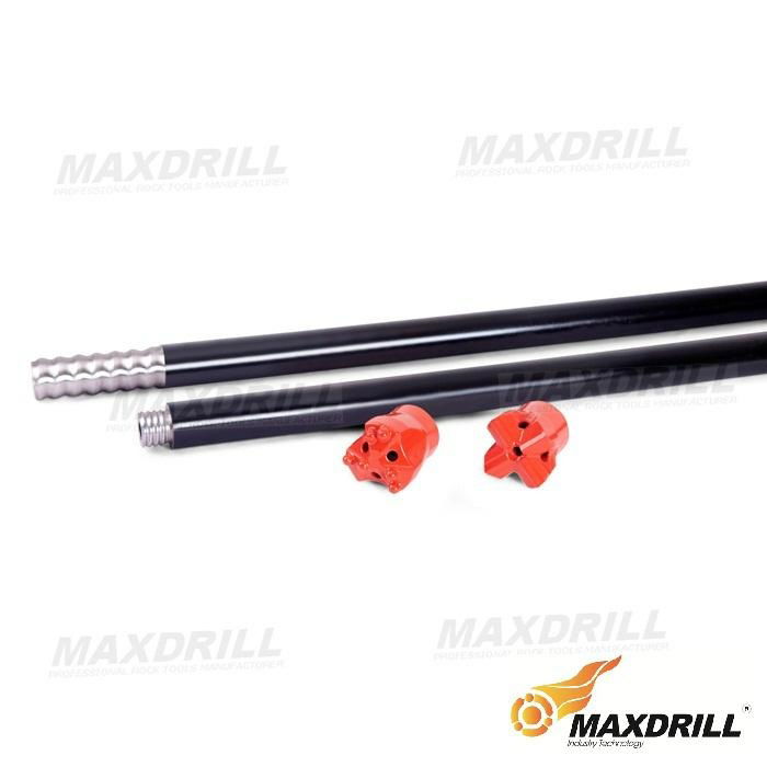 MAXDRILL Taphole drill rod and drill bit