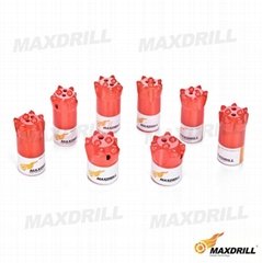 MAXDRILL Tapered button drill bit