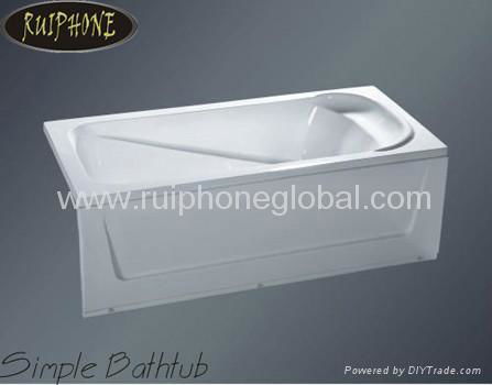 simple bathtub,acrylic bathtub 3