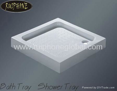 simple acrylic bath tray; 3