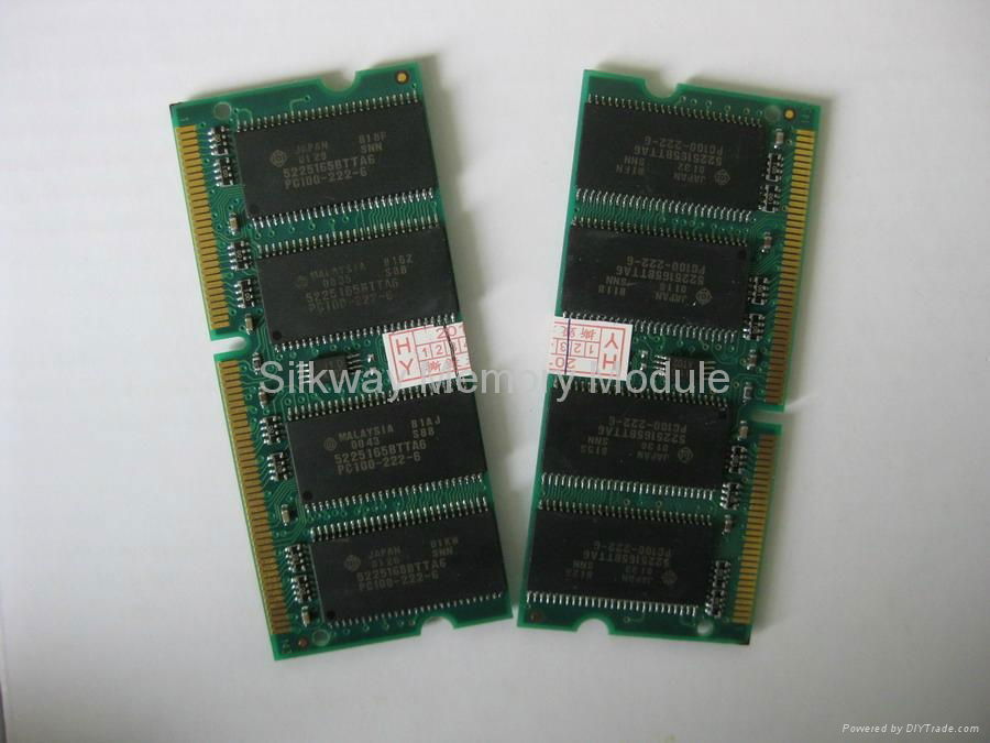 Laptop memory SODIMM SDRAM PC133 512MB & 256MB 100% compatible 3