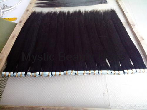 Virgin Remy Hair Pu Tape Skin Weft Extensions 2