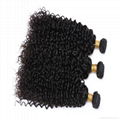 Malaysian Peruvian Brazilian Curly Hair Weaves Jerry Curl Unprocessed Human Hair 4