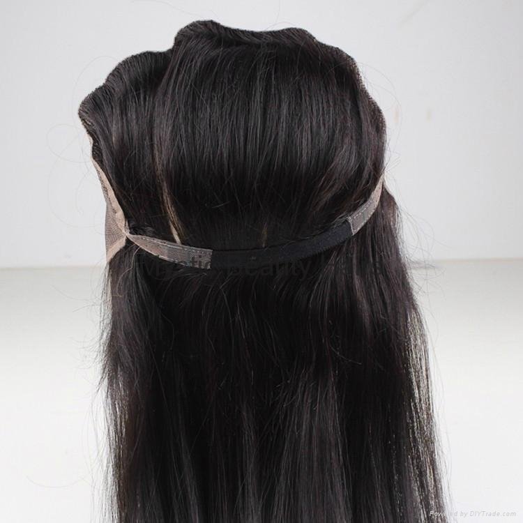 360 Lace Band Frontal Closures Factory Supply Brazilian Human Hair Lace Frontal 4
