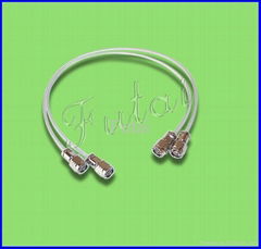 TNC Male to TNC Male Connector with RG142 Pigtail /RF Coaxial Cable 