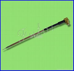 MCX  Male Right Angle to Strip Antenna /pigtal cable