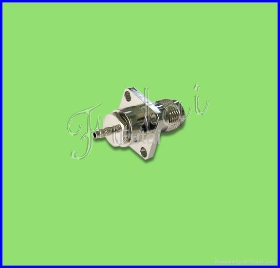 TNC Female Flange Mount for RG174 Cable