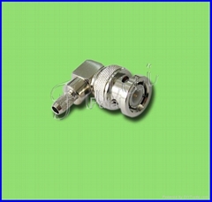 BNC Male Right Angle Connector for RG58U Cable