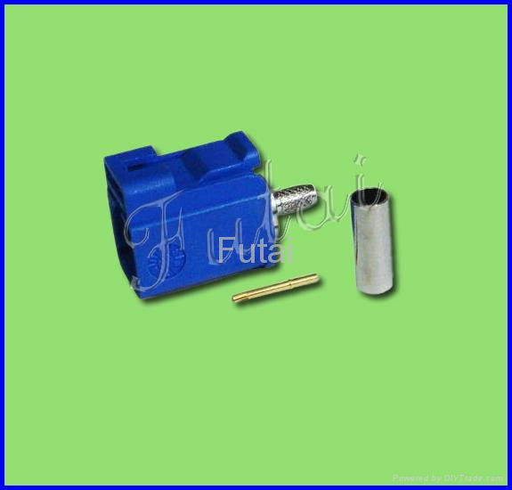 Blue Fakra Male Crimp for RG174 Connector-Fakra connector