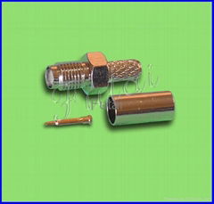 RP SMA Female Connector for RG58U Cable-rf coaxial connector