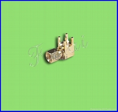 SMA R/A PCB Male RF Coaxial Connector