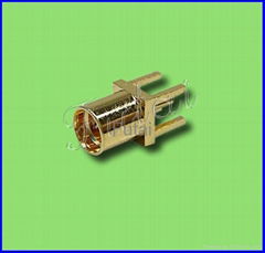 MMCX Straight Female Connector for PCB-RF Coaxial Connector