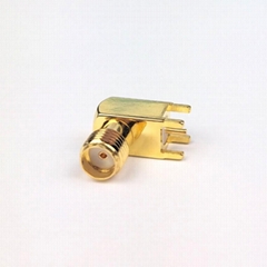 SMA Female Right Angle  PCB RF Coaxial connector