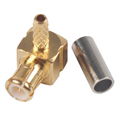 High Quality RG174/316 Cable MCX Male Right Angle Connector 3