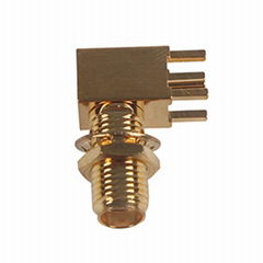 ROHS SMA PCB Female Right Angle RF Connector