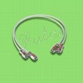 TNC Male to TNC Male Connector with RG142 Pigtail /RF Coaxial Cable 1