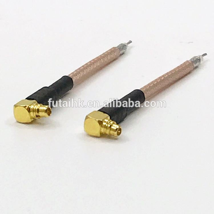 MMCX Right Angle to Strip with RG316 Coaxial Cable  3