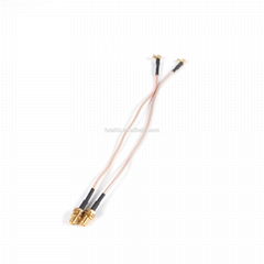 SMA Female to MCX Male Right Angle Cable