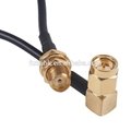 SMA Male to SMA Female Connector RG174 Pigtail Cable 5