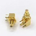 SMC Male Right Angle PCB Connector 