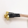 MMCX Male Right Angle to MMCX Male Interface Cable 