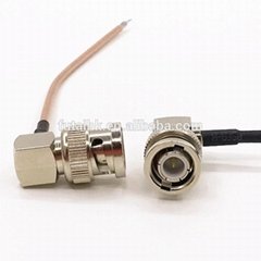RF Strip BNC Male Right Angle Cable 