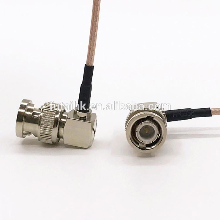 RF Strip BNC Male Right Angle Cable  2