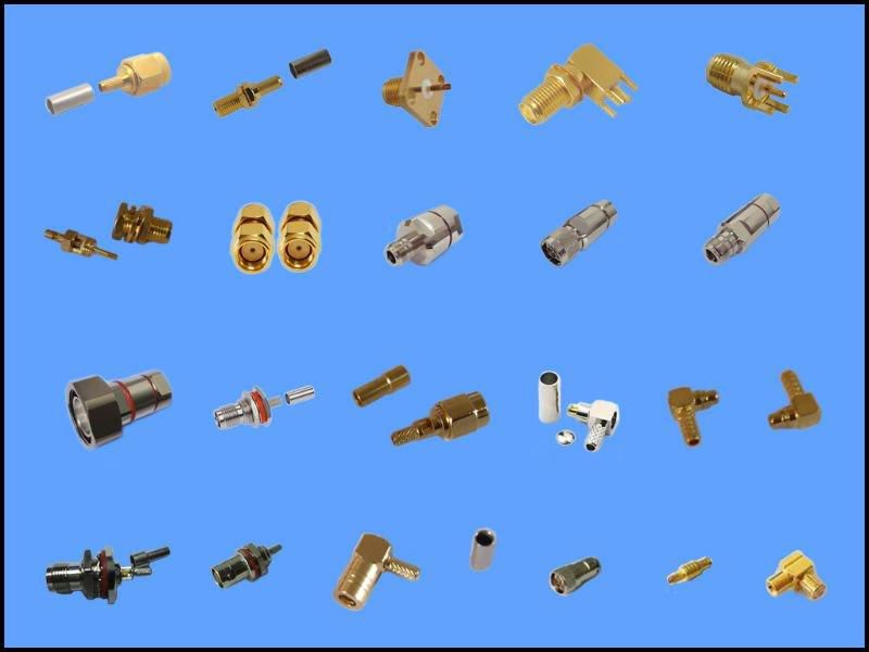 RF FME Male Bulkhead Screwing Type Connector  2