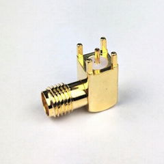 RF Coaxial SMA Female Right Angle PCB connector (Hot Product - 1*)