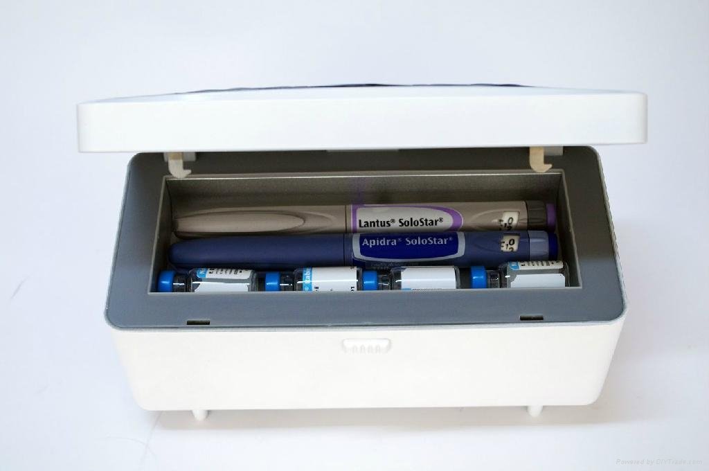 JYK-A diabetes supplies insulin refrigerator with 16,5hours lithium battery 4