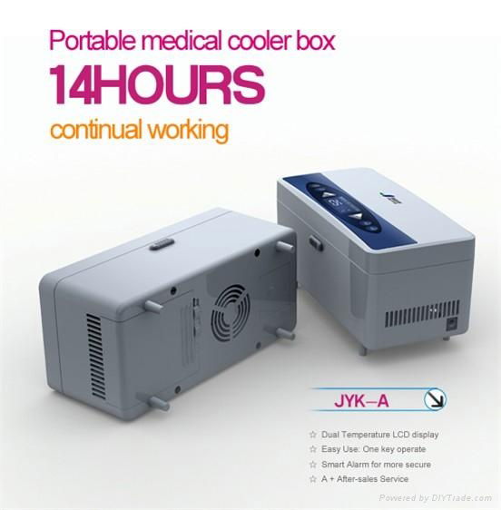 Joyikey medical insulin cooler box for diabetes 2-8'C powered 16.5 hours
