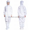 Strip grid Shawl hat ESD Polyester Coveralls 8