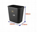 15-240L ESD Anti Static Trash Garbage Bin