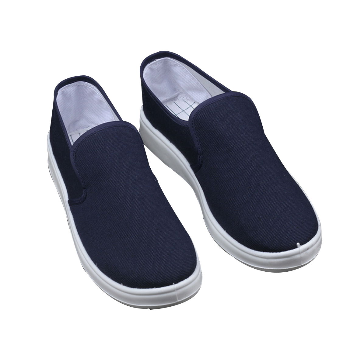 PVC PU SPU ESD Cavans Leather Static Fabric Shoes